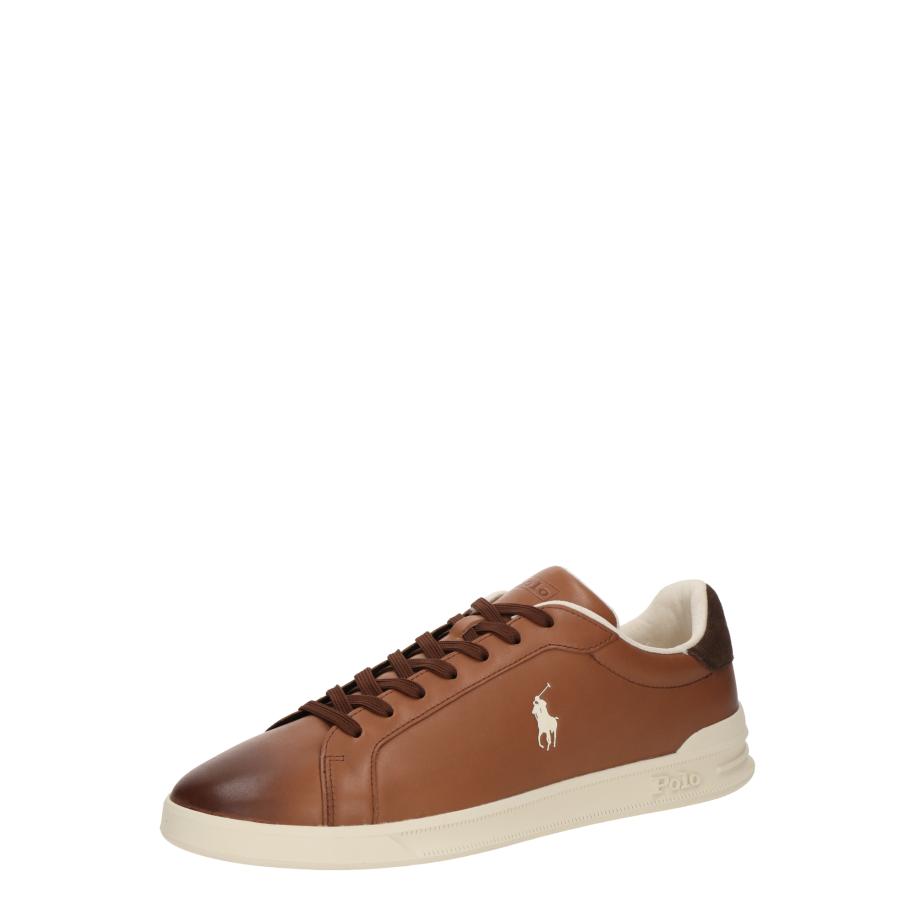 Polo Ralph Lauren Sneakers laag ecru / karamel / zwart Bruin