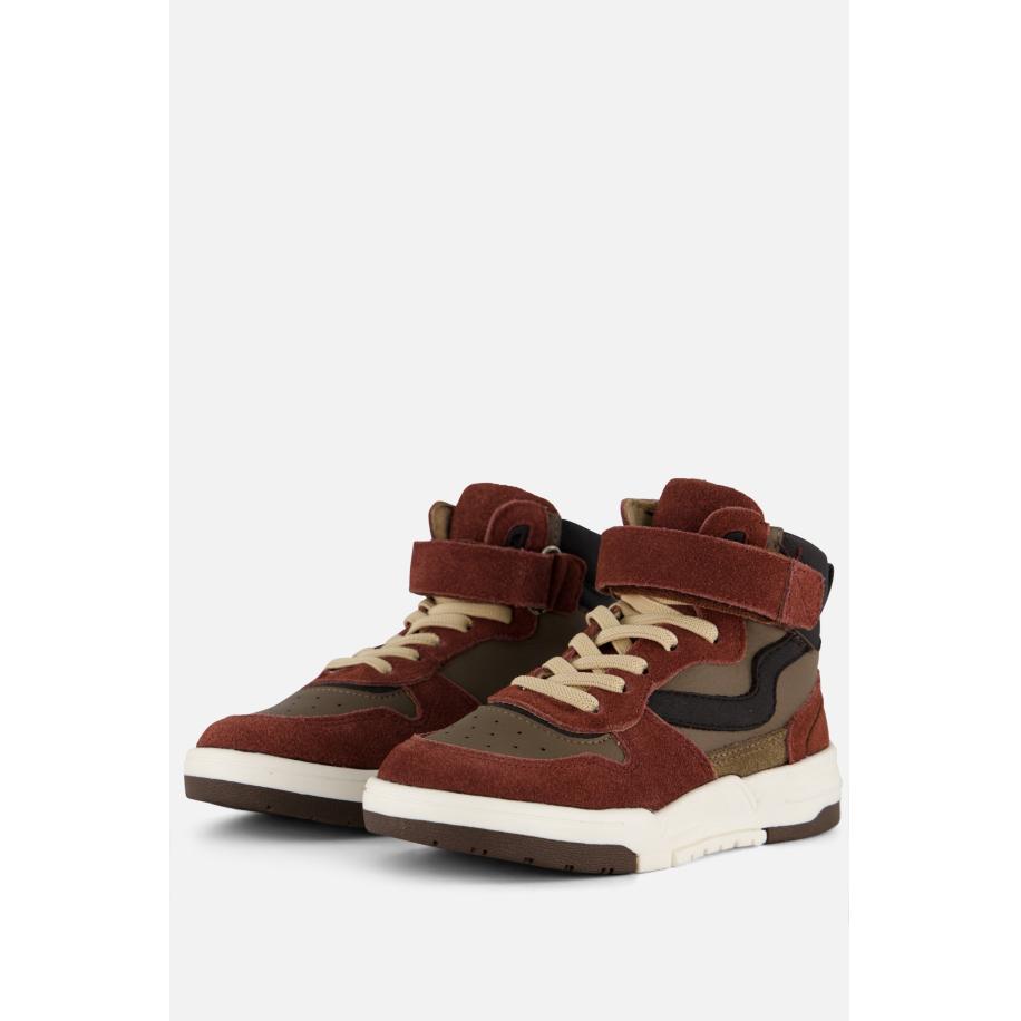 Muyters Sneakers rood Imitatieleer Rood