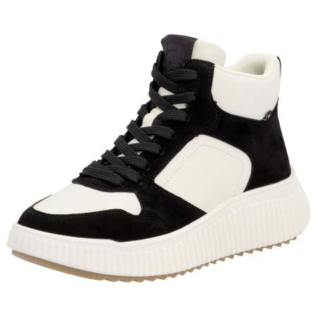 Rieker Sport Rieker Sport Sneakers hoog zwart / wit