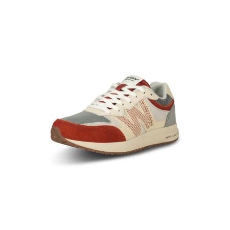 Woden WODEN Sneakers laag Rigmor beige / grijs / bloedrood / wit