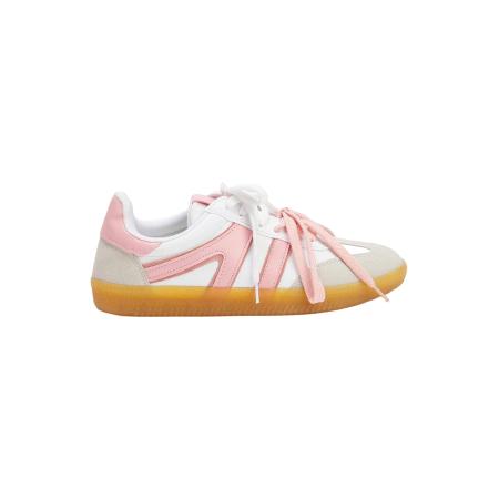 Trendyol Trendyol Sneakers laag lichtgrijs / rosa / wit