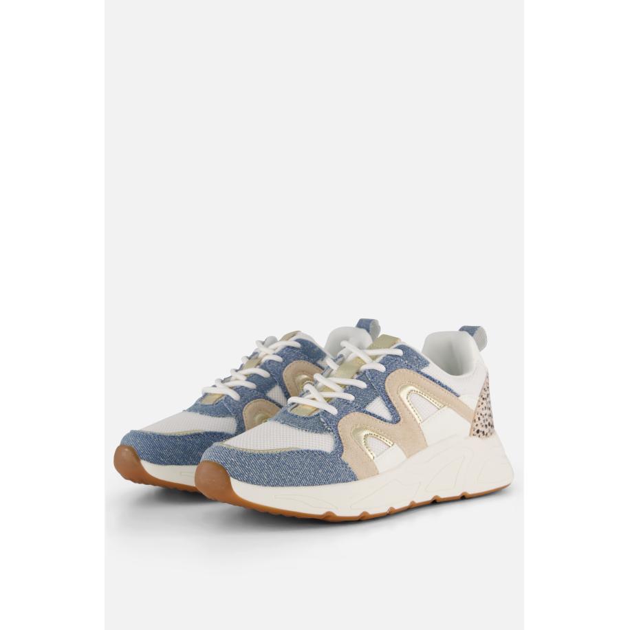 Cellini Sneakers blauw Textiel Blauw