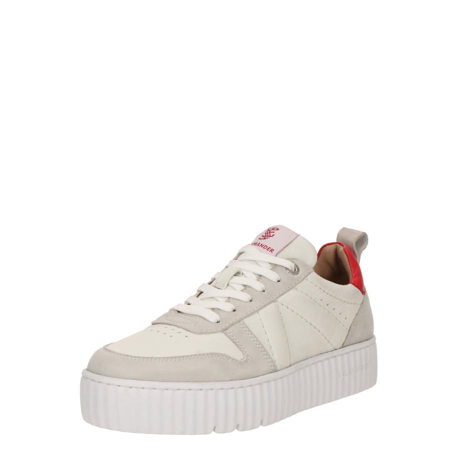 Salamander SALAMANDER Sneakers laag lichtgrijs / rood / offwhite -