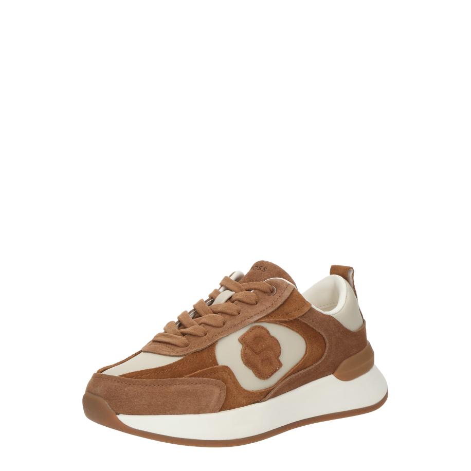 Hugo Boss BOSS Sneakers laag ivoor / roestbruin -