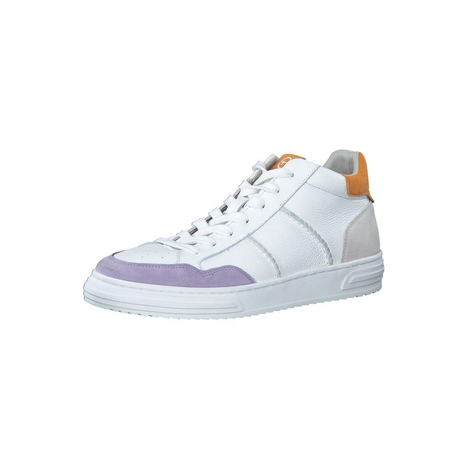 Tamaris Tamaris Sneakers hoog lavendel / donkeroranje / wit -