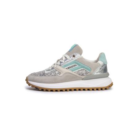 Floris van Bommel Floris van Bommel Sneakers laag Noppi 36 beige / turquoise / zilver