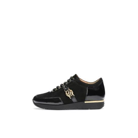 Kazar Kazar Sneakers laag goud / zwart