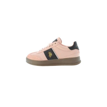 U.S. Polo Assn. U.S. POLO ASSN. Sneakers laag goud / poederroze / zwart
