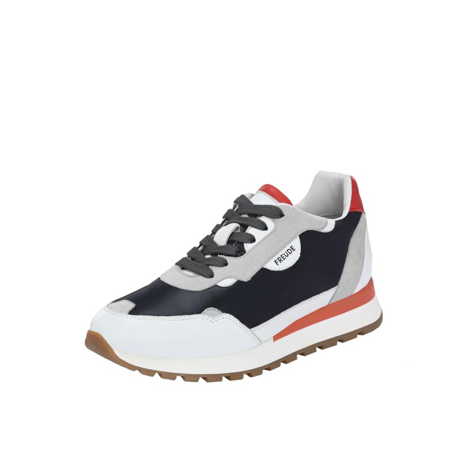 FREUDE FREUDE Sneakers laag AGATA grijs / rood / zwart / wit -