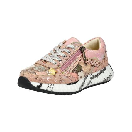 Laura Vita Laura Vita Sneakers laag geel / groen / rosa
