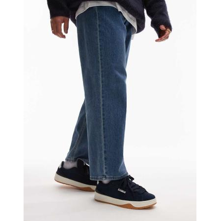 Tommy Jeans - Skater sneakers in marineblauw