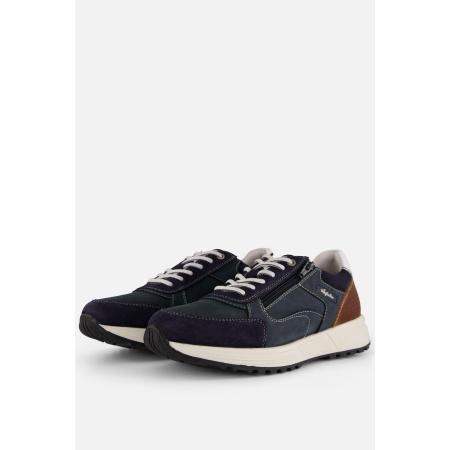 Australian Discover Sneakers blauw Leer
