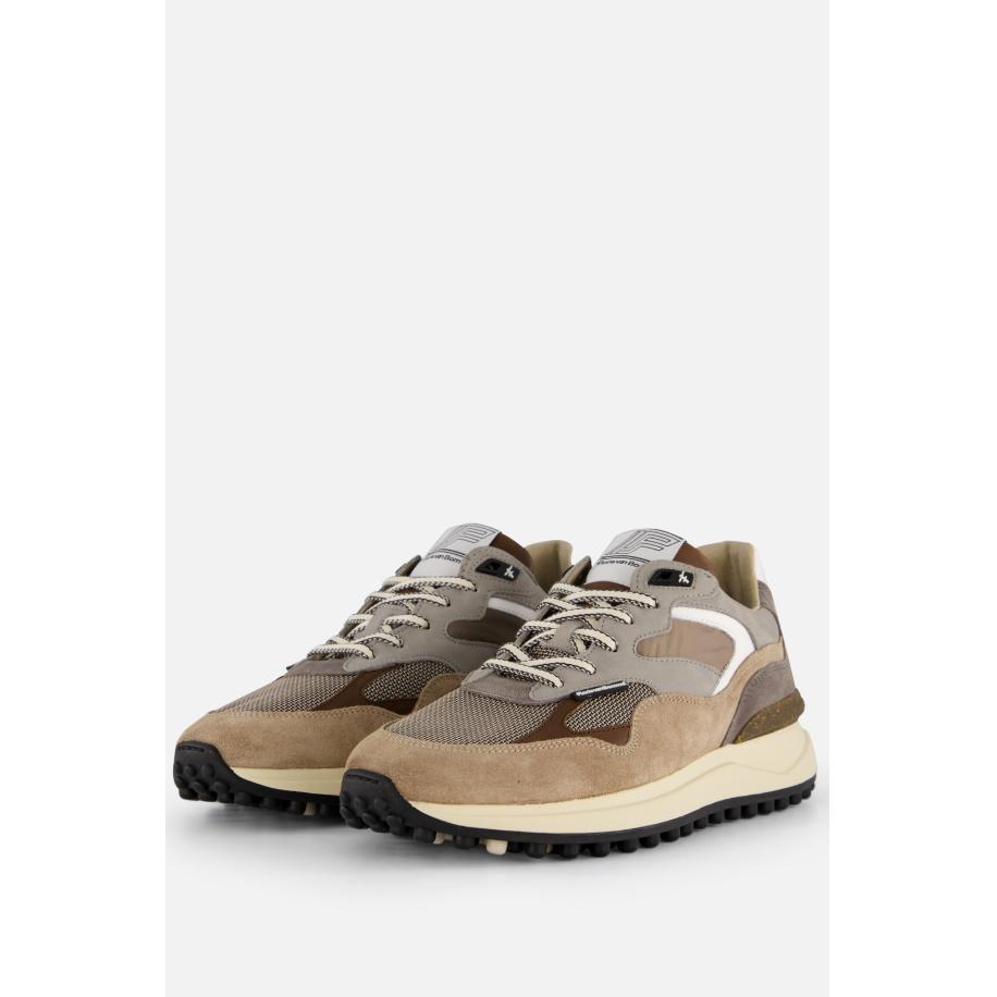 Floris van Bommel Noppi 18.31 Sneakers bruin Suede Bruin