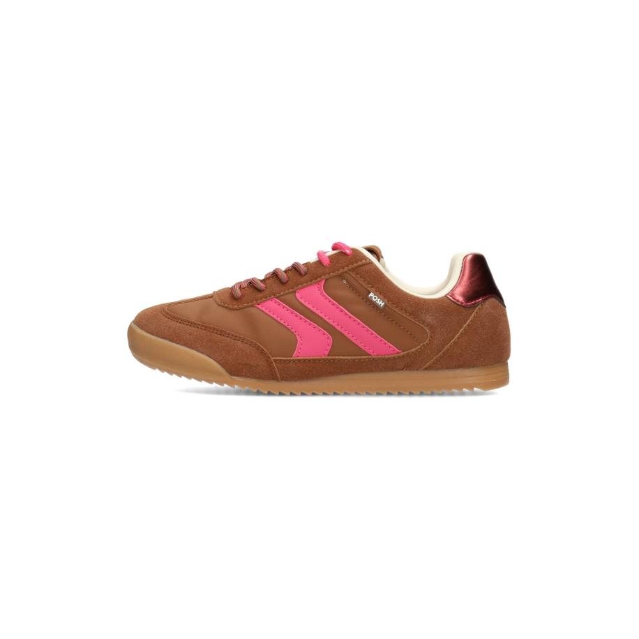 Posh POSH by Poelman Sneakers laag bruin / pink -