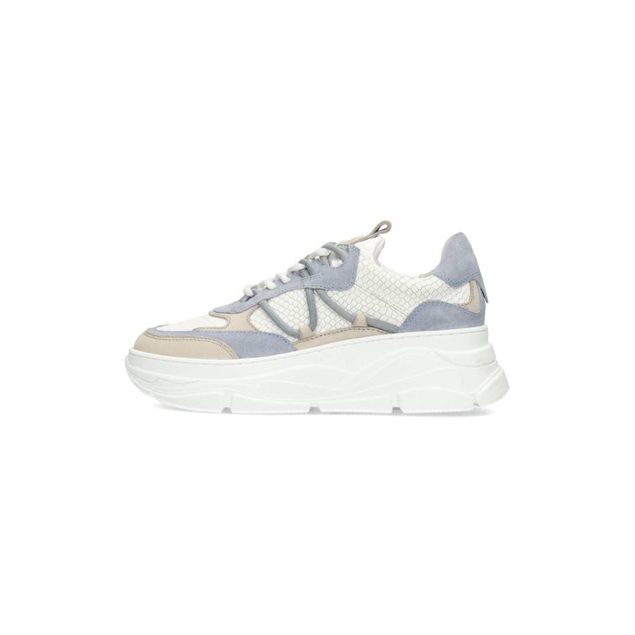 PS Poelman PS Poelman Sneakers laag beige / blauw / wit -