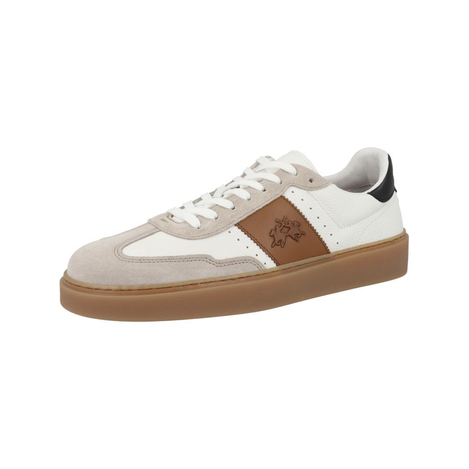 La Martina La Martina Sneakers laag beige / crème / bruin / zwart -