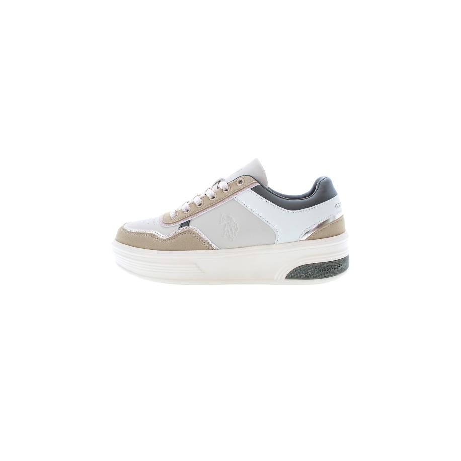 U.S. Polo Assn. U.S. POLO ASSN. Sneakers laag beige / camel / donkergroen / wit -