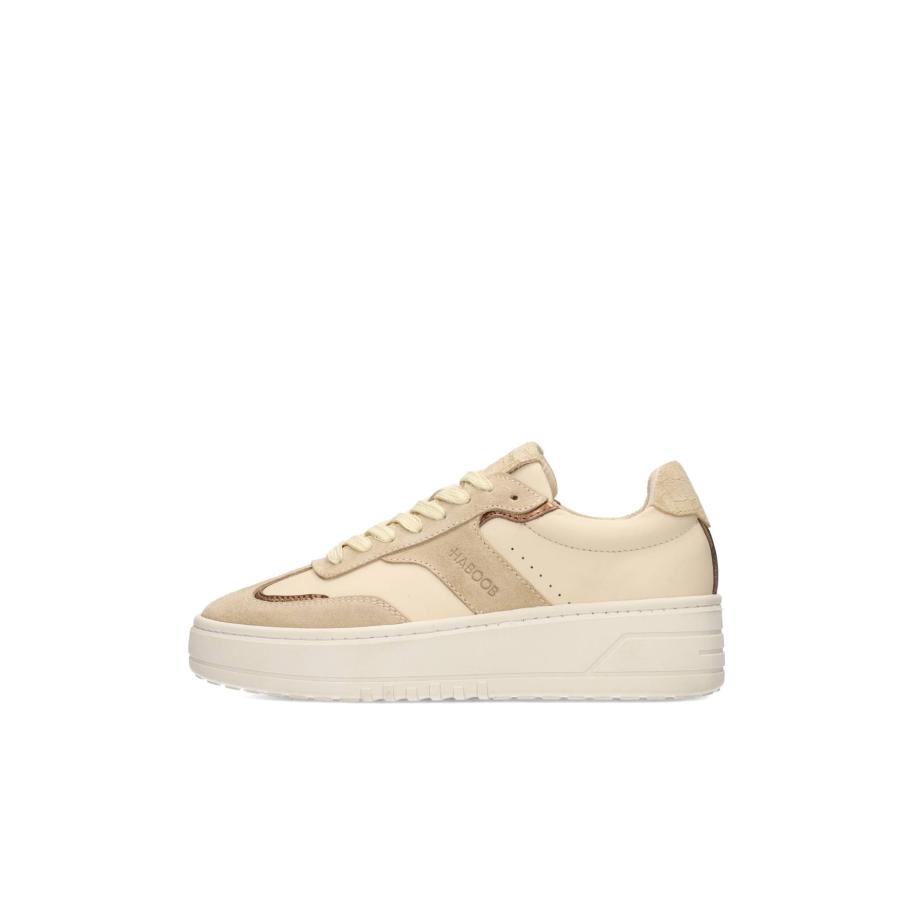 Haboob Haboob Sneakers laag Arelie sand / donkerbeige -