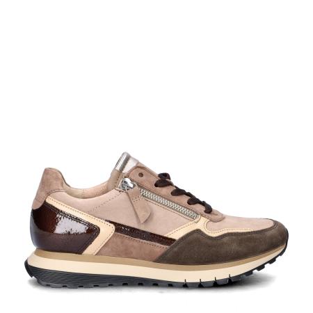 Gabor Comfort Optifit lage sneakers Bruin 476542