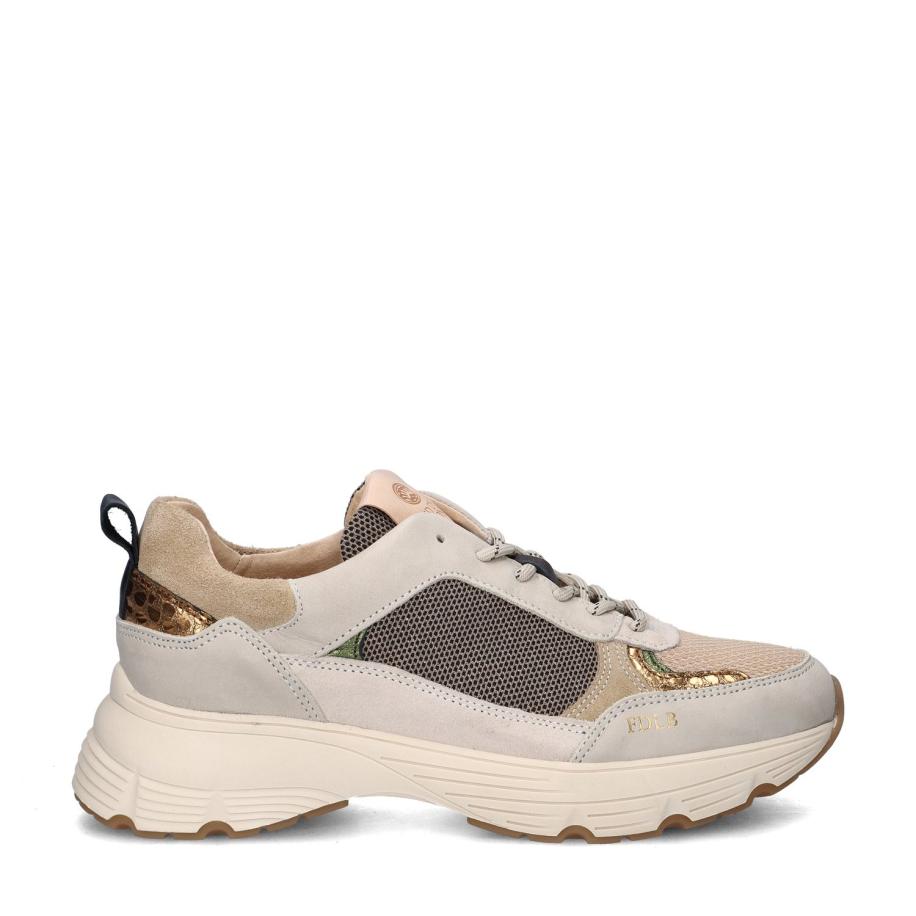 Fred de la Bretoniere Mariola Luna lage sneakers Bruin 495276 Bruin