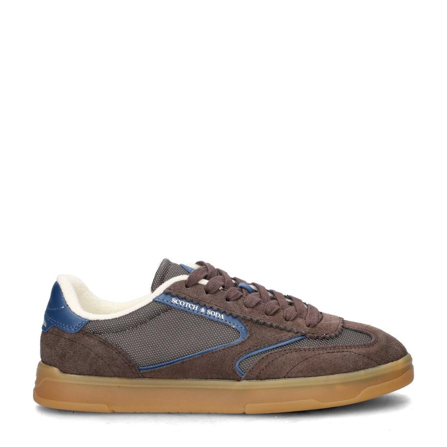 Scotch & Soda Slim lage sneakers Bruin 498863 Bruin