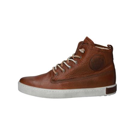 Blackstone BLACKSTONE Sneakers hoog cognac