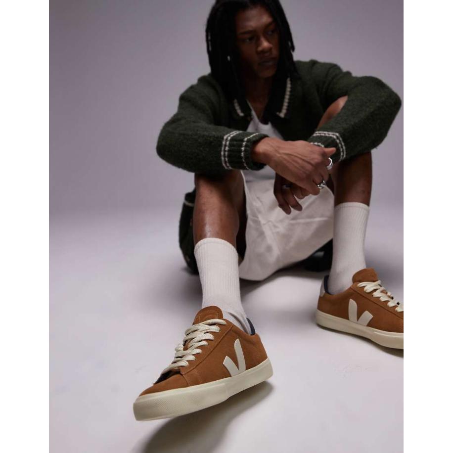 VEJA - Campo - Sneakers in lichtbruin Bruin