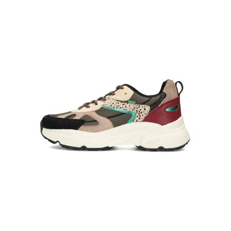 Posh POSH by Poelman Sneakers laag AYOKI beige / cyaan blauw / bordeaux / zwart