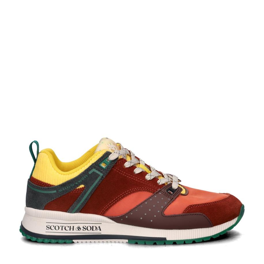Scotch & Soda Vivex lage sneakers Bruin 499447 Bruin