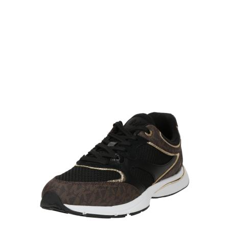 Michael Kors MICHAEL Michael Kors Sneakers laag RILEY chocoladebruin / goud / zwart