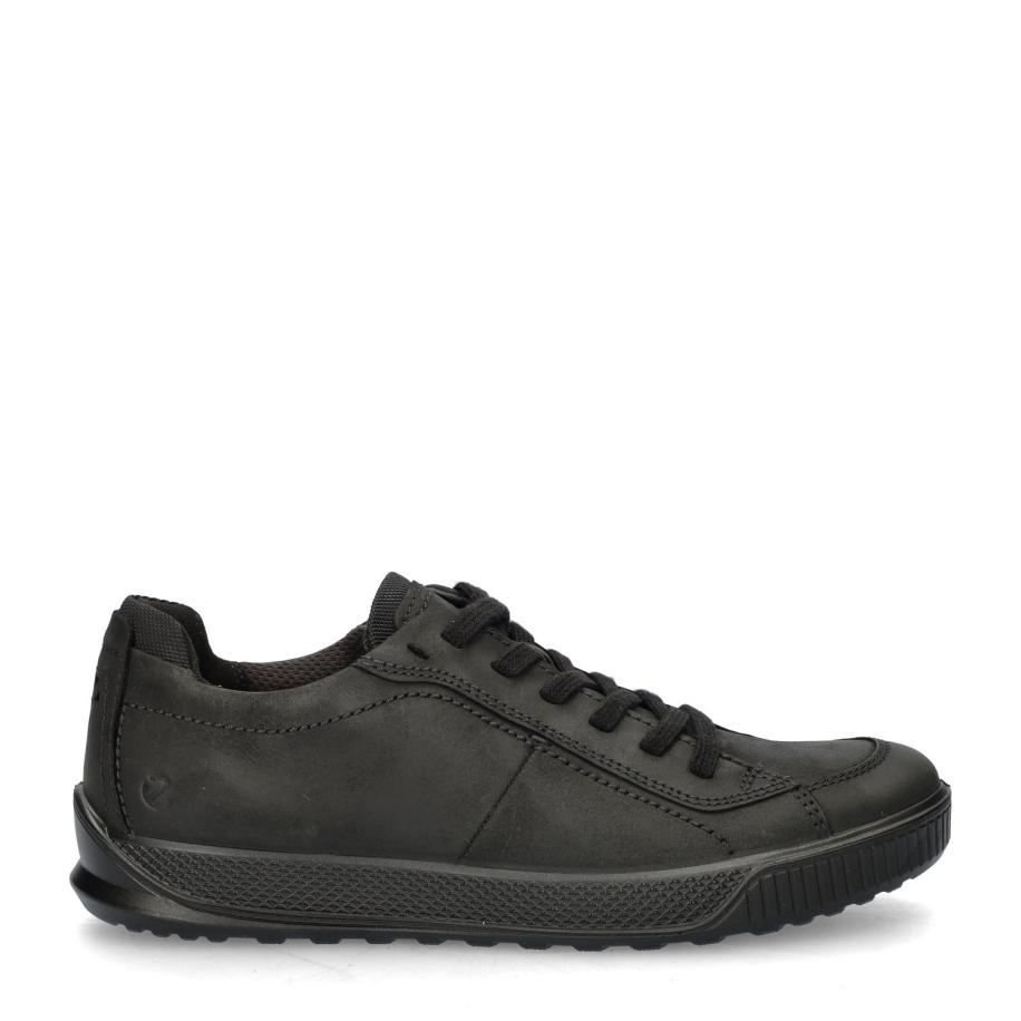 Ecco Byway Sneakers zwart Nubuck Zwart