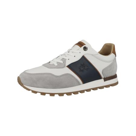 La Martina La Martina Sneakers laag LFM251 bruin / grijs / zwart / wit