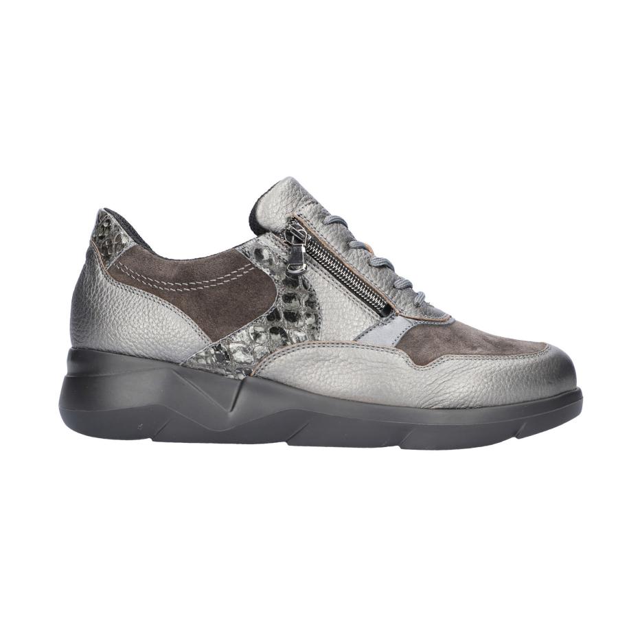 Waldläufer WALDLÄUFER Sneakers laag Funky grijs / donkergrijs -