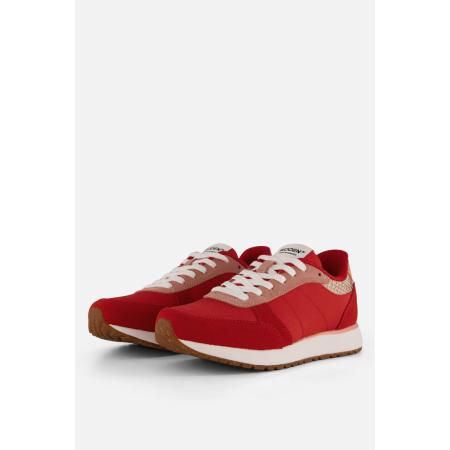 Woden Ronja Sneakers rood Textiel