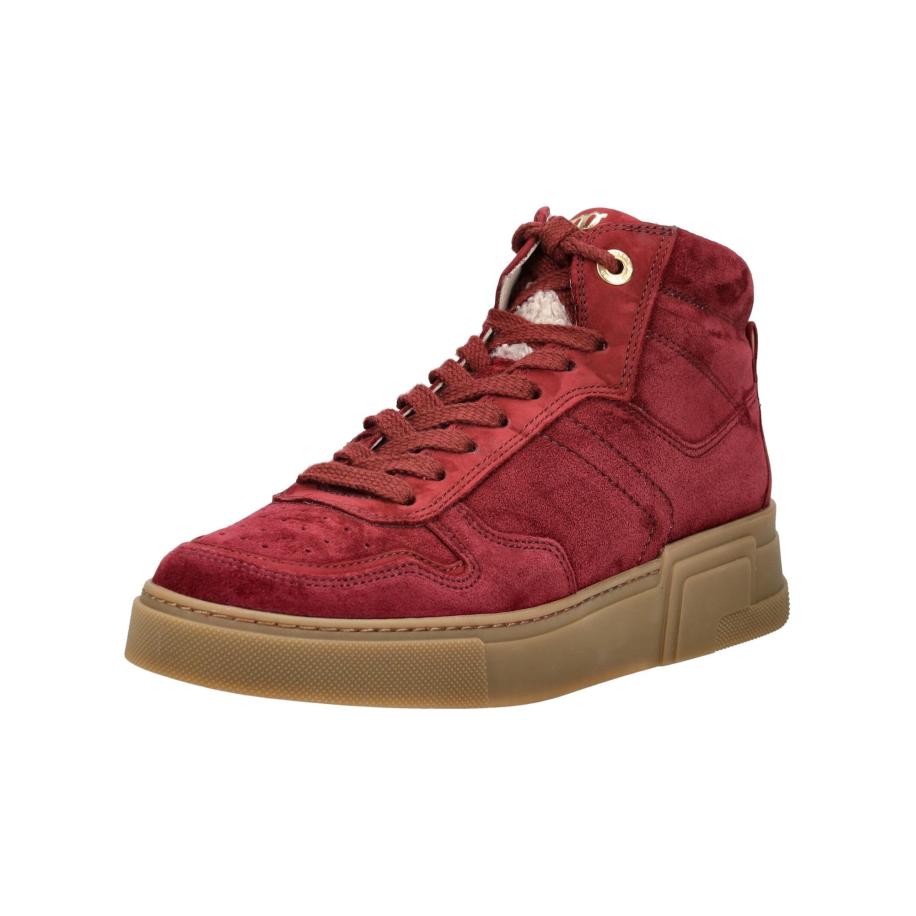 Paul Green Paul Green Sneakers hoog wijnrood -
