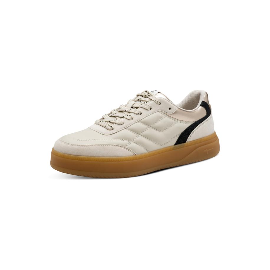 Tamaris Tamaris Sneakers laag ivoor / goud / zwart -