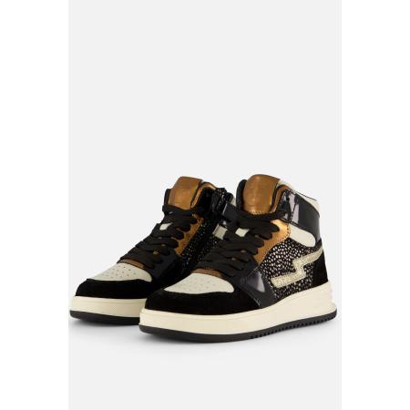 Muyters hoge sneakers zwart