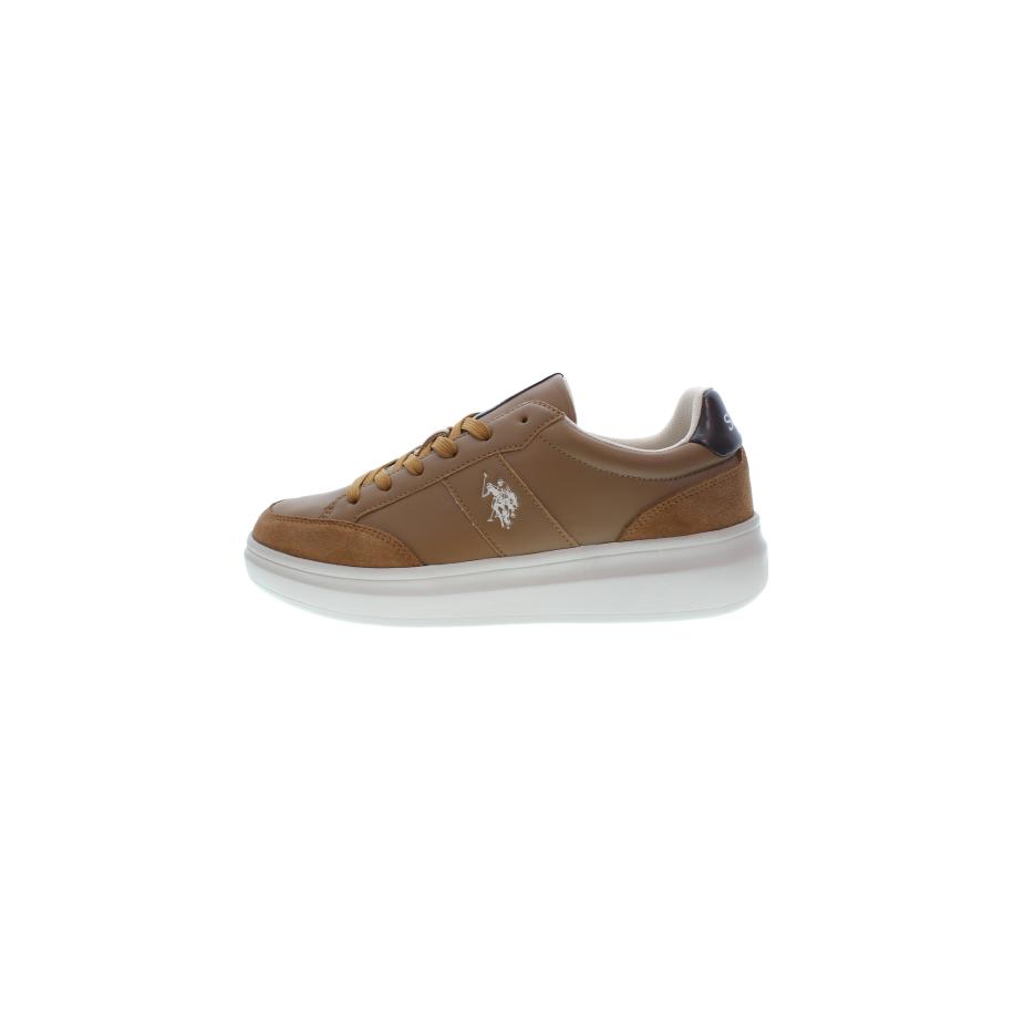 U.S. Polo Assn. U.S. POLO ASSN. Sneakers laag Cody003 bruin / zwart / wit -