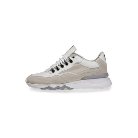 Floris van Bommel Sneakers laag De Zager 01 donkerbeige / offwhite