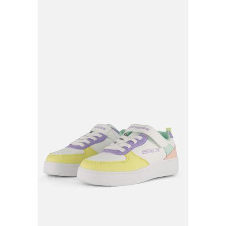 Skechers Sport Court 92 Sneakers wit Synthetisch