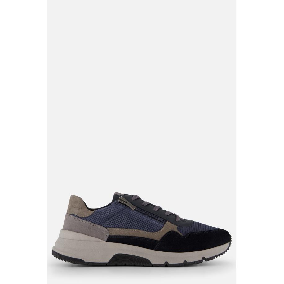 Outfielder James 6 Sneakers blauw Suede Blauw