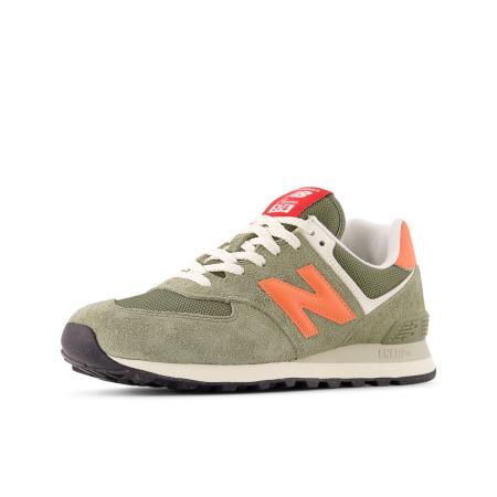 New Balance new balance Sneakers laag 574 olijfgroen / oranje