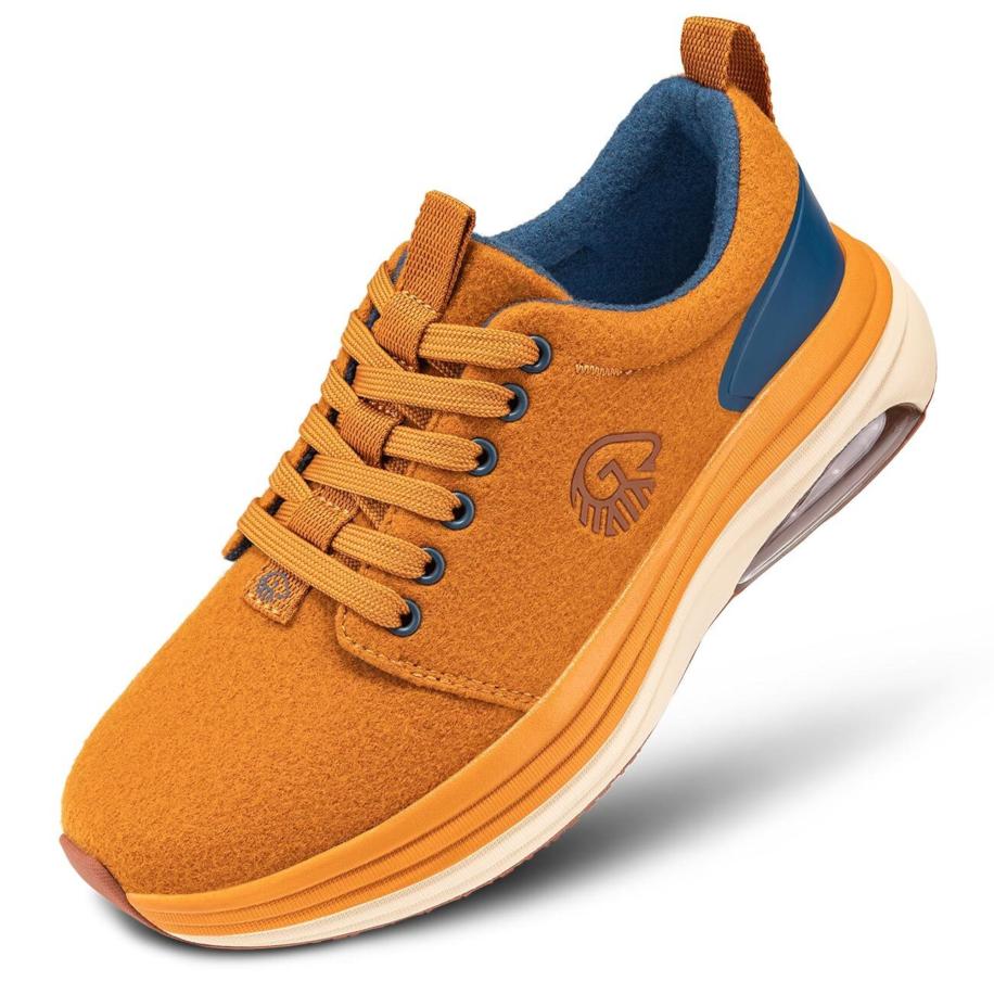 Giesswein GIESSWEIN Sneakers laag Curve Max blauw / oranje -
