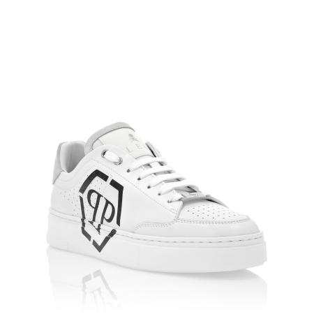 Philipp Plein Sneakers laag Hexagon zwart / wit