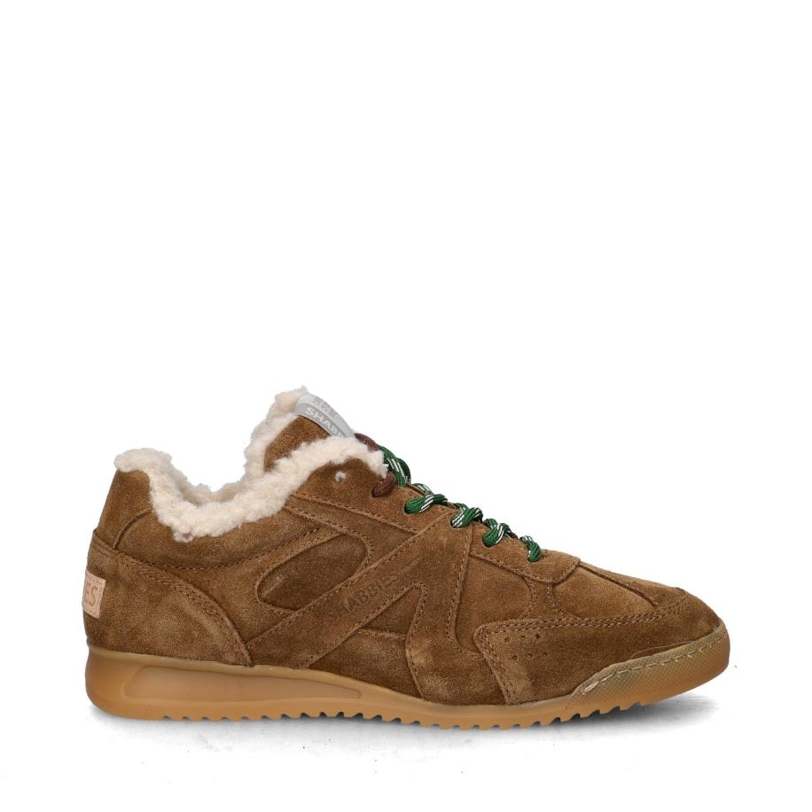 Shabbies Amsterdam April Mina lage sneakers Bruin 496278 Bruin