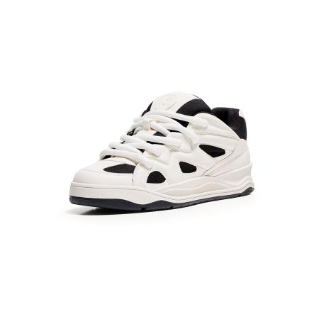 Bershka Bershka Sneakers laag zwart / wit