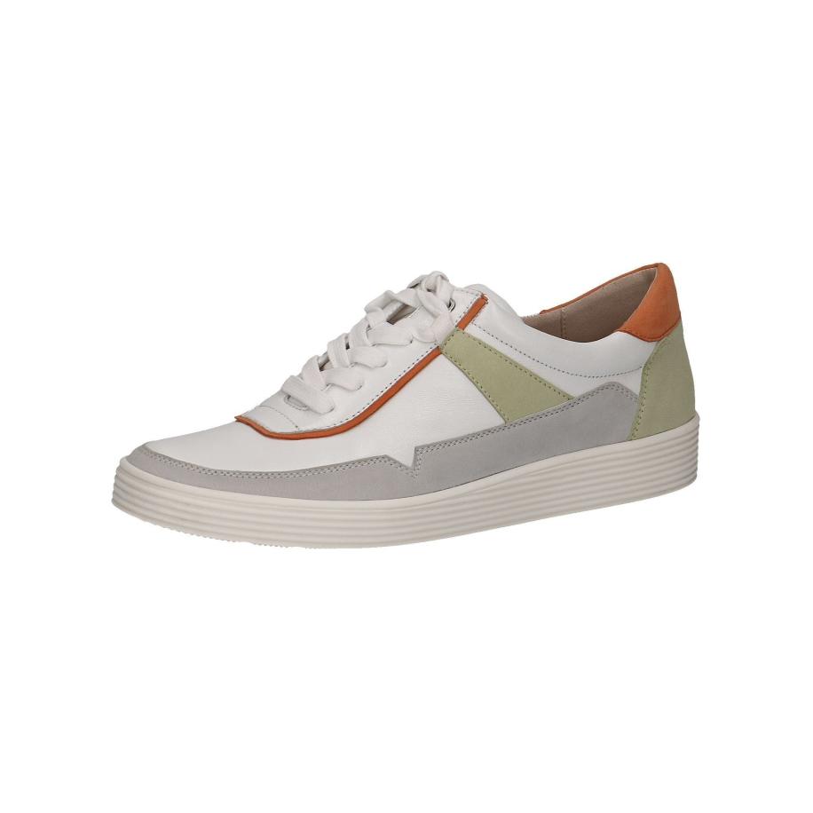Caprice CAPRICE Sneakers laag roestbruin / grijs / groen / wit -