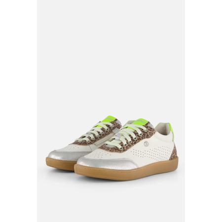 Vingino Animal Sneakers zilver Leer