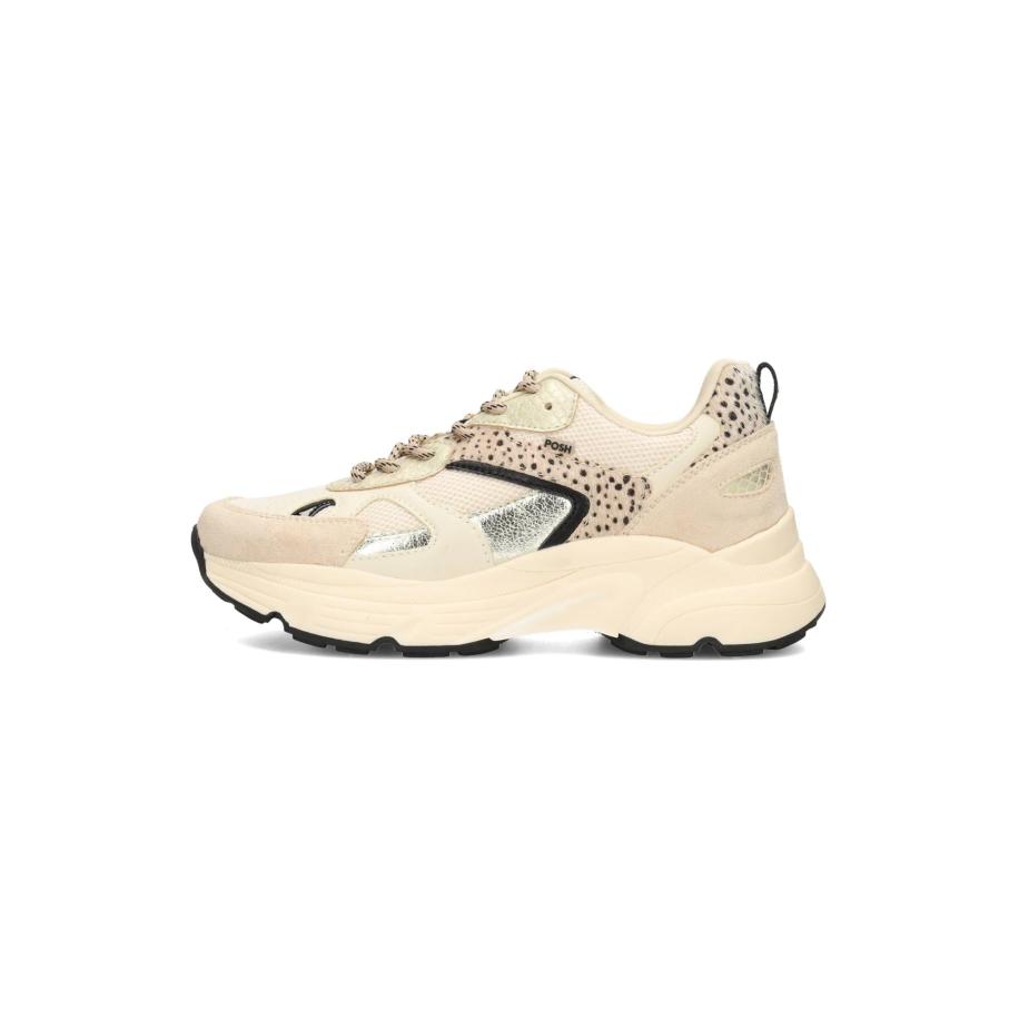 Posh POSH by Poelman Sneakers laag AYOKI beige / zwart / zilver -