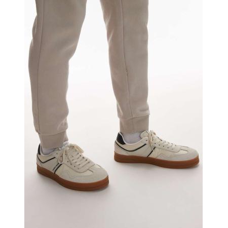 Tommy Jeans - Greenwich - Sneakers in wit en bruin